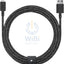 Native Union Belt Cable XL - USB A to Lightning 3M - Cosmos Black Accessories > Cables & Converters > Cables