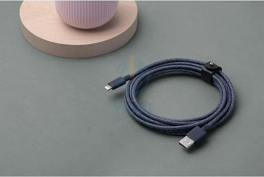 Native Union Belt Cable XL - USB A to Lightning 3M - Indigo Accessories > Cables & Converters > Cables