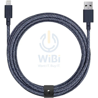 Native Union Belt Cable XL - USB A to Lightning 3M - Indigo Accessories > Cables & Converters > Cables