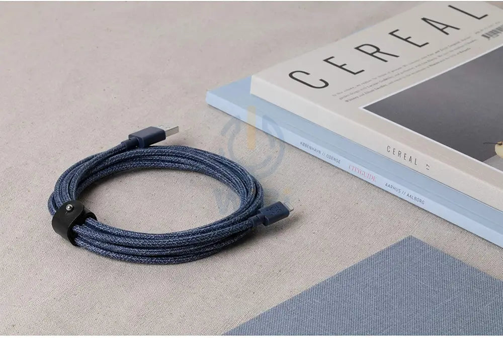 Native Union Belt Cable XL - USB A to Lightning 3M - Indigo Accessories > Cables & Converters > Cables