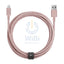 Native Union Belt Cable XL - USB A to Lightning 3M - Rose Accessories > Cables & Converters > Cables
