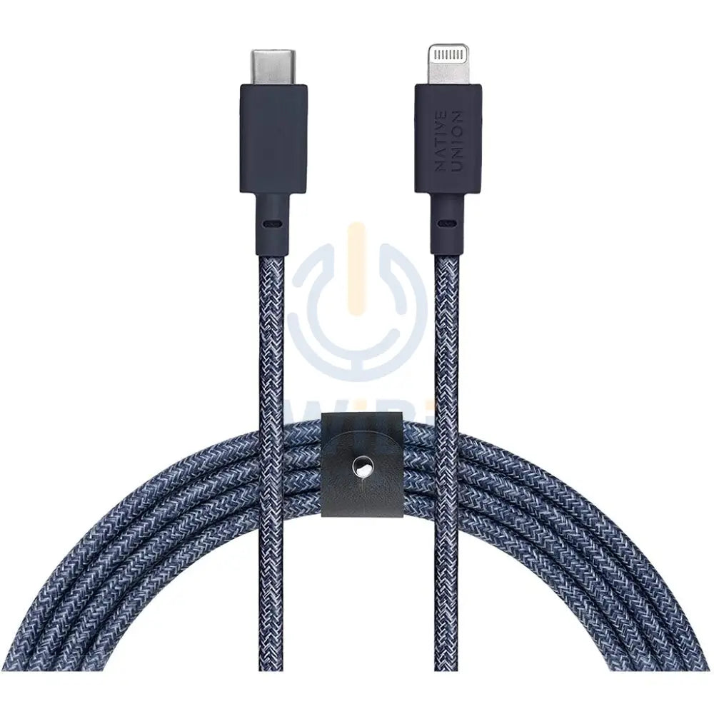 Native Union Belt Cable XL USB-C to Lightning 3M - Indigo Accessories > Cables & Converters > Cables