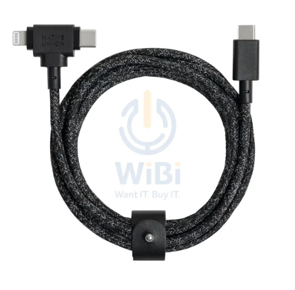 Native Union Belt Duo Cable - Type C / Lightning / 1.5 Meter / Cosmos Accessories > Cables & Converters > Cables