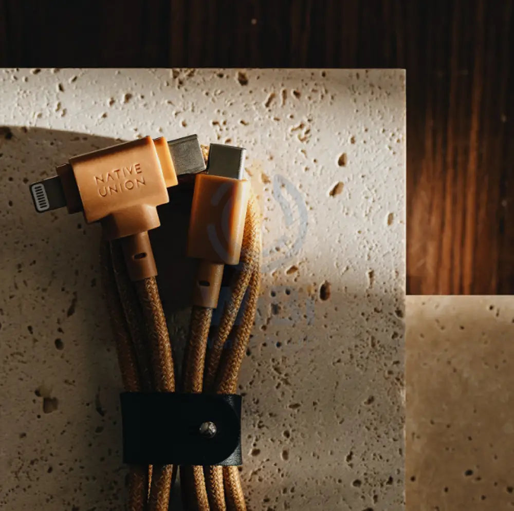 Native Union Belt Duo Cable - Type C / Lightning / 1.5 Meter / Kraft Accessories > Cables & Converters > Cables