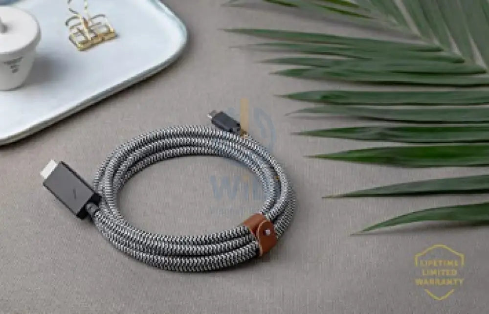 Native Union Belt HDMI Cable - USB-C To HDMI - Zebra Accessories > Cables & Converters > HDMI Cables
