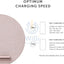 Native Union Dock Wireless Charger Fabric - Rose Accessories > Mobiles & Tablets > Mobiles > Mobile Holder / Stands