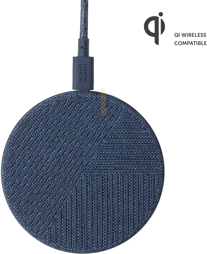 Native Union Drop Wireless Charger Fabric V2 - Indigo Accessories > Power Adapters