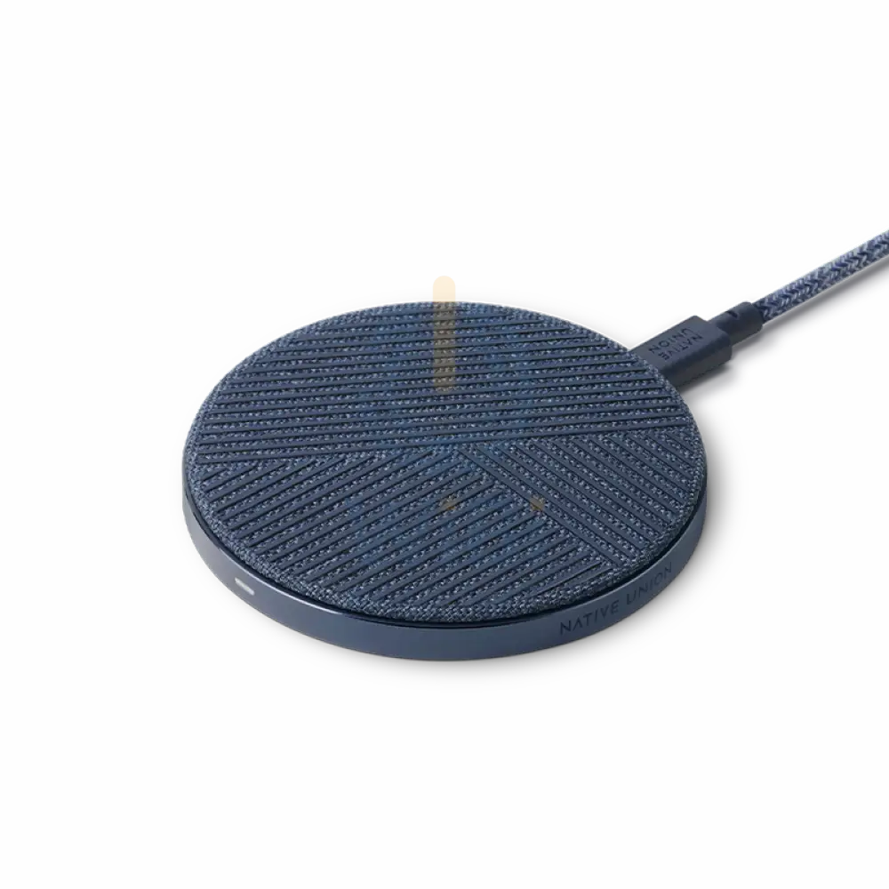 Native Union Drop Wireless Charger Fabric V2 - Indigo Accessories > Power Adapters