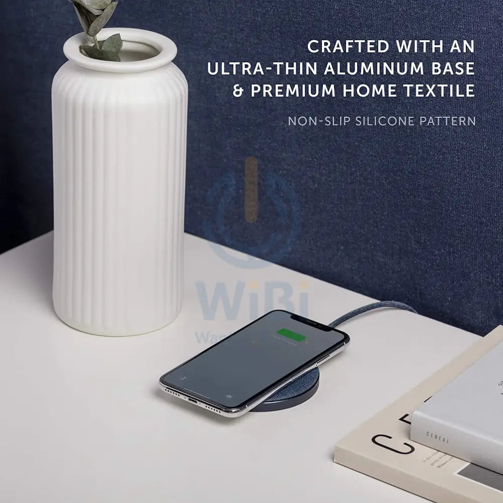 Native Union Drop Wireless Charger Fabric V2 - Indigo Accessories > Power Adapters
