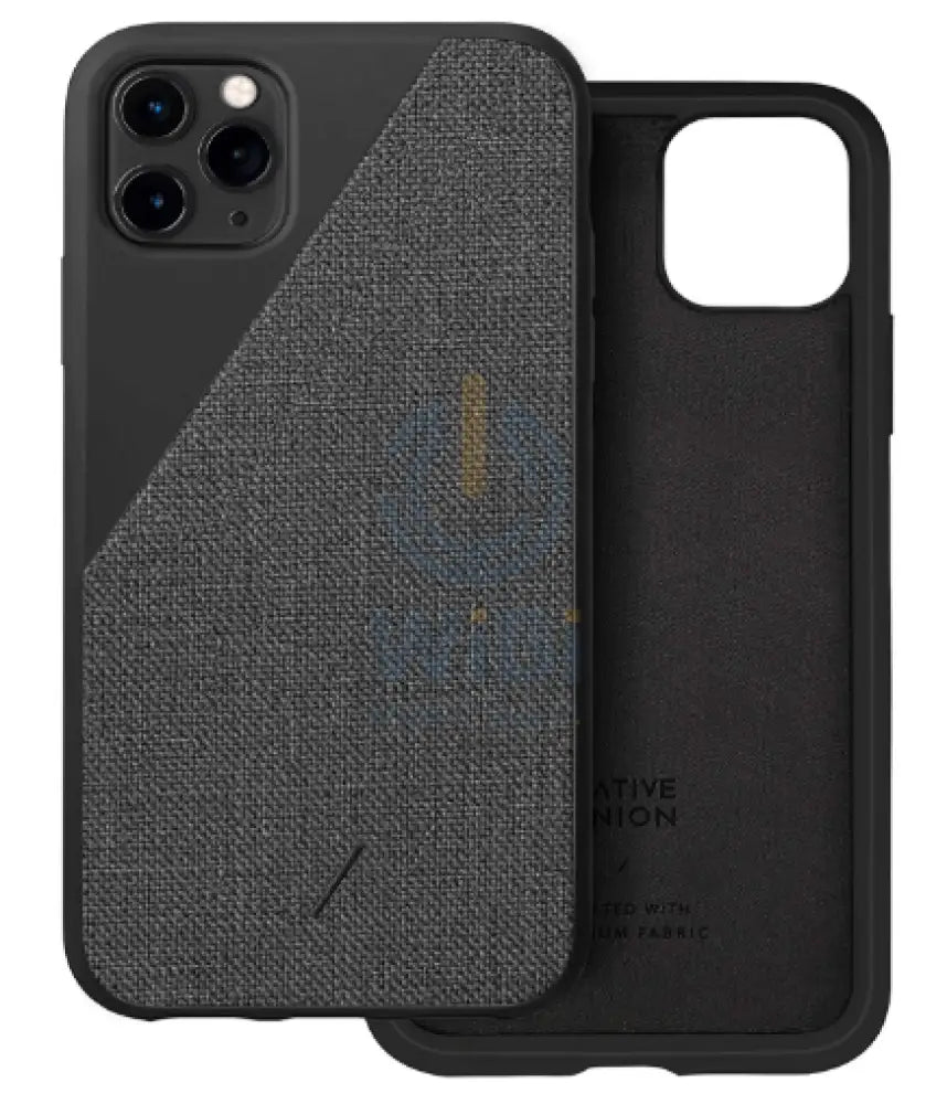 Native Union iPhone 11 Pro - Clic Canvas Case - Black Accessories > Mobiles & Tablets > Mobiles > Screen Protectors &