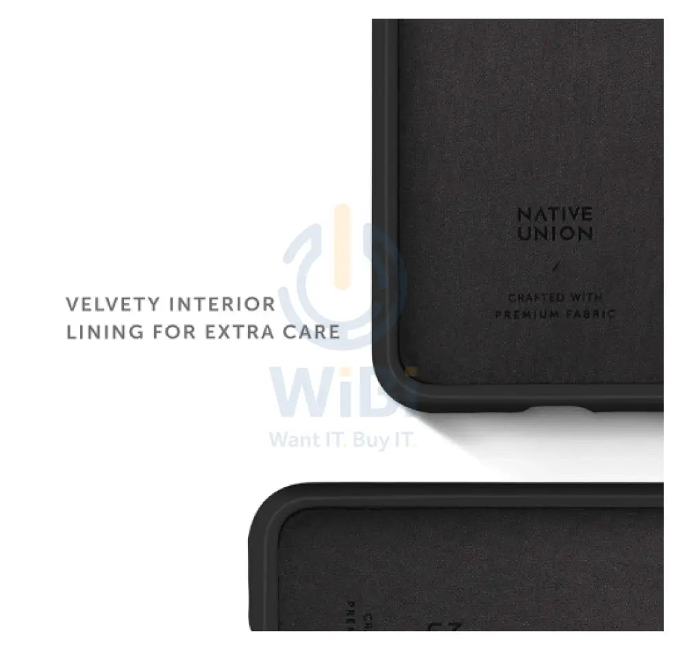 Native Union iPhone 11 Pro - Clic Canvas Case - Black Accessories > Mobiles & Tablets > Mobiles > Screen Protectors &