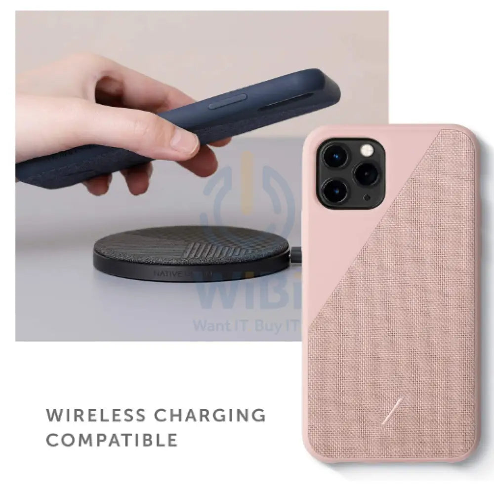 Native Union iPhone 11 Pro - Clic Canvas Case - rose Accessories > Mobiles & Tablets > Mobiles > Screen Protectors &
