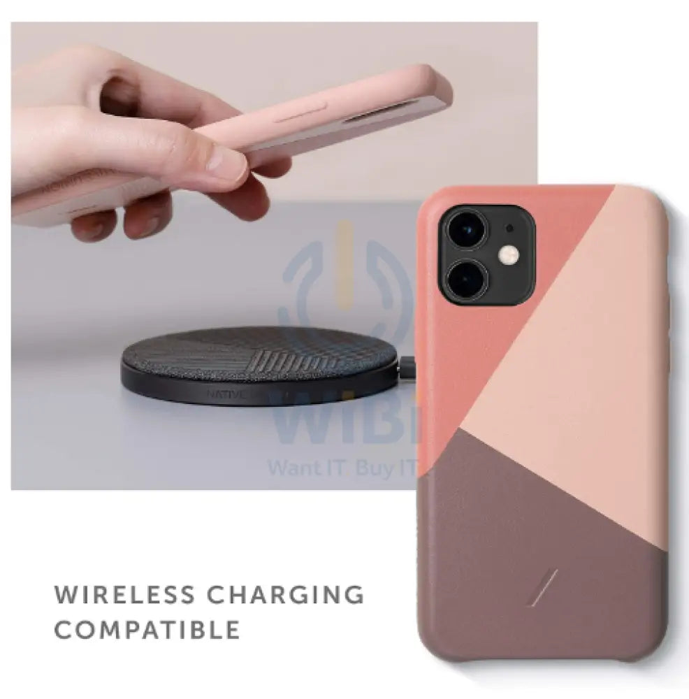 Native Union iPhone 11 Pro - Clic Marquetry Case - rose Accessories > Mobiles & Tablets > Mobiles > Screen Protectors &