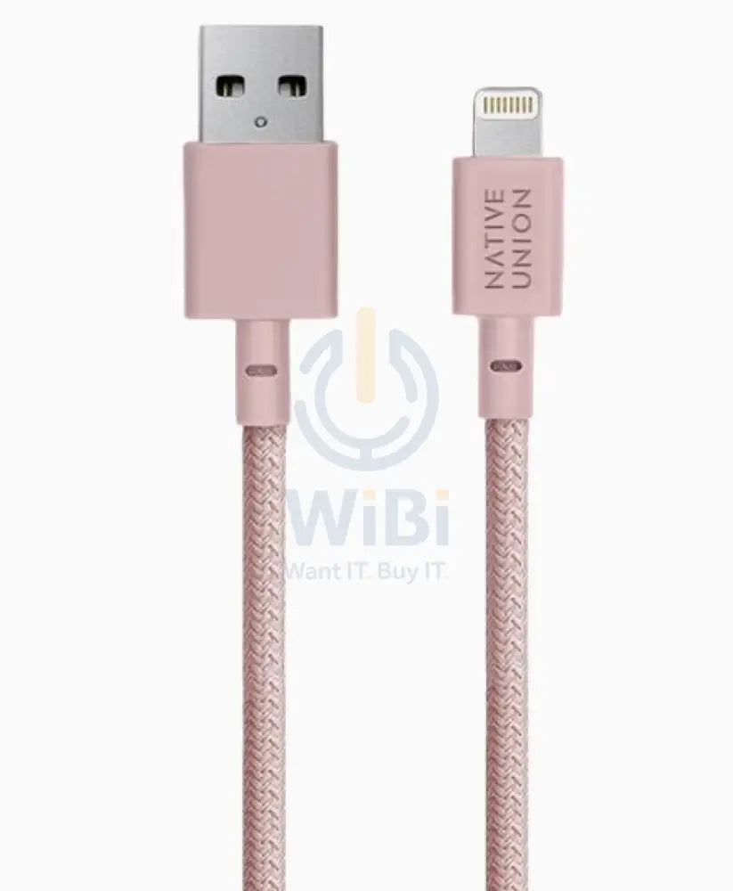 Native Union Key Cable - USB A to Lightning - Rose Accessories > Cables & Converters > Cables