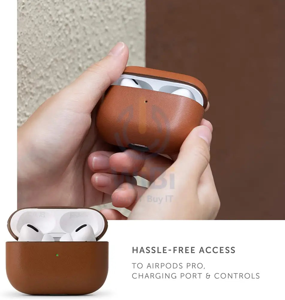 Native Union Leather AirPods Pro Case - Brown Accessories > Audio > Headphones