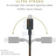 Native Union Night Cable - USB A to Lightning - 3M - Cosmos Black Accessories > Cables & Converters > Cables