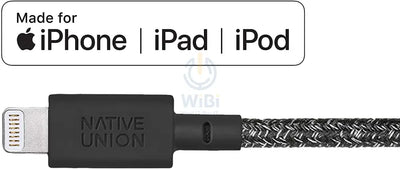 Native Union Night Cable - USB A to Lightning - 3M - Cosmos Black Accessories > Cables & Converters > Cables