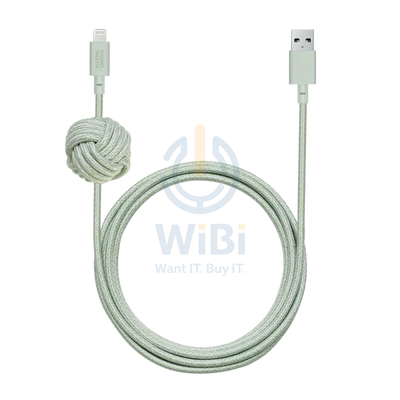Native Union Night Cable - USB A to Lightning - 3M - Sage Accessories > Cables & Converters > Cables