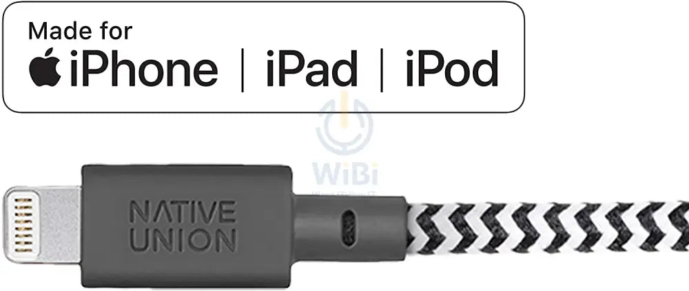 Native Union Night Cable - USB A to Lightning - 3M - Zebra Accessories > Cables & Converters > Cables