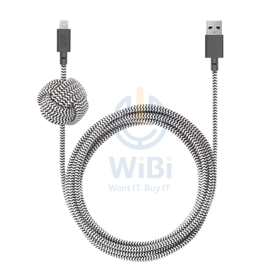 Native Union Night Cable - USB A to Lightning - 3M - Zebra Accessories > Cables & Converters > Cables