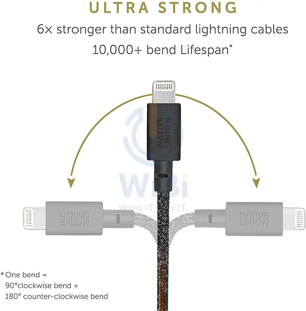 Native Union Night Cable USB-C to Lightning - Cosmos Accessories > Cables & Converters > Cables