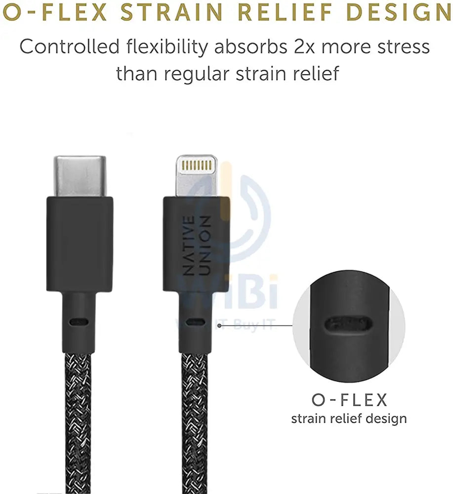 Native Union Night Cable USB-C to Lightning - Cosmos Accessories > Cables & Converters > Cables