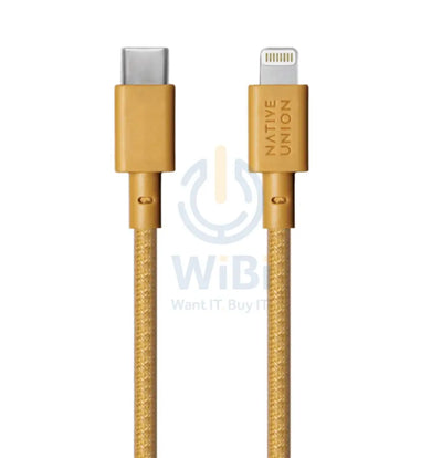 Native Union Night Cable USB-C to Lightning - Kraft Accessories > Cables & Converters > Cables > Offer Zone
