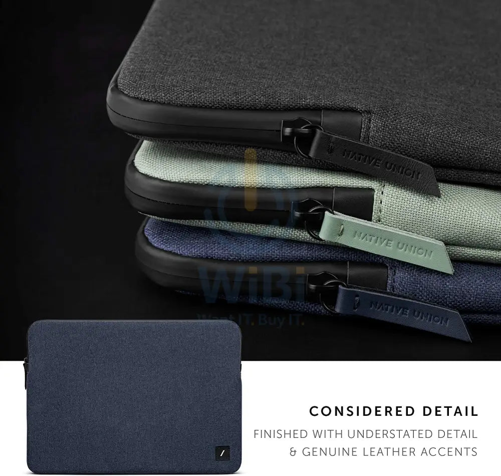 Native Union Stow Lite Sleeve For MacBook Pro 15’’/16’’/16’’ m1 - Indigo Accessories > Bag