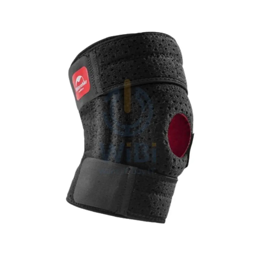 Naturehike 20HJ Right Four Spring Support Reinforced Knee Pads - Medium / Black Outdoor & Travel