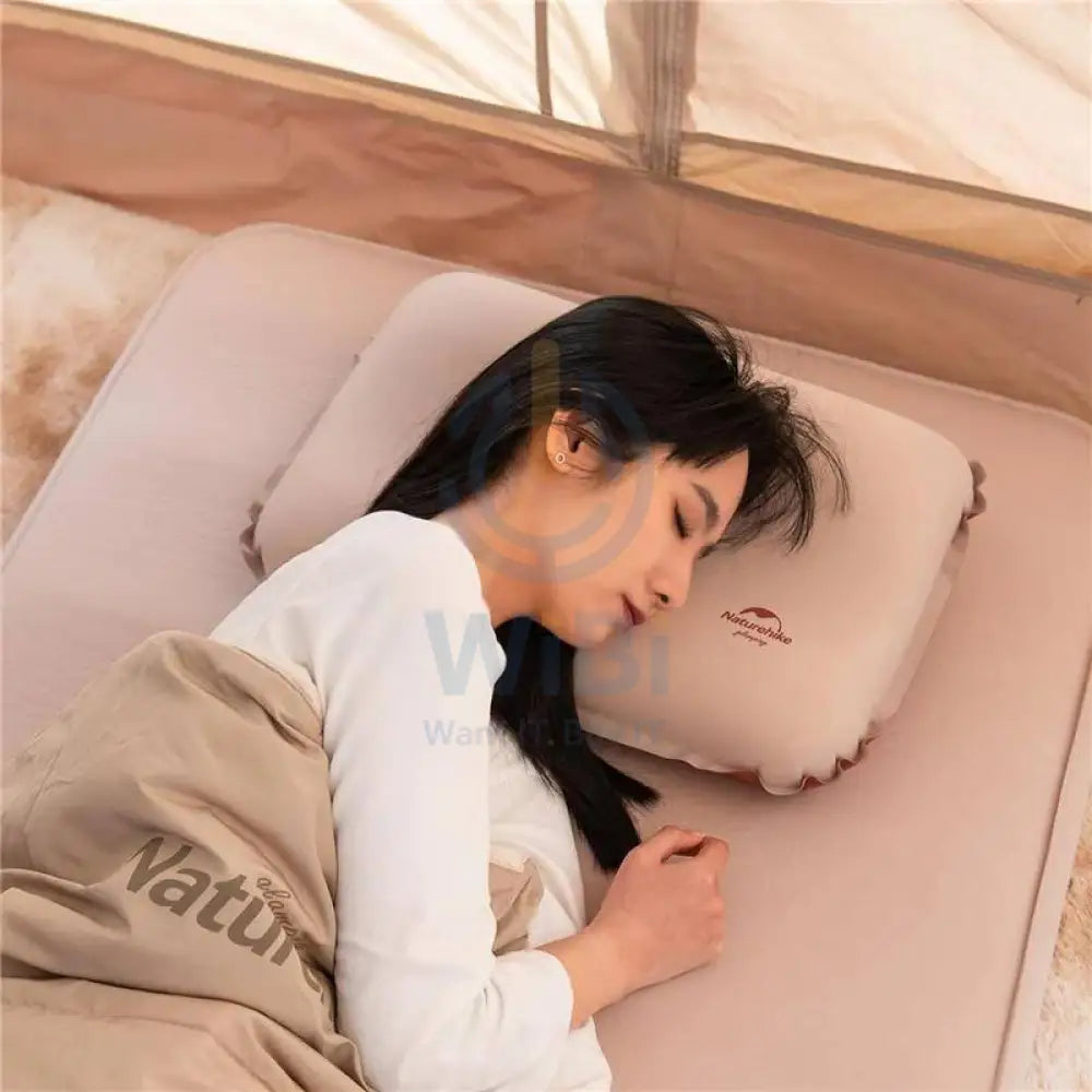 Naturehike 3D Comfortable Silent Foam Pillow - Apricot Outdoor & Travel > Pillows
