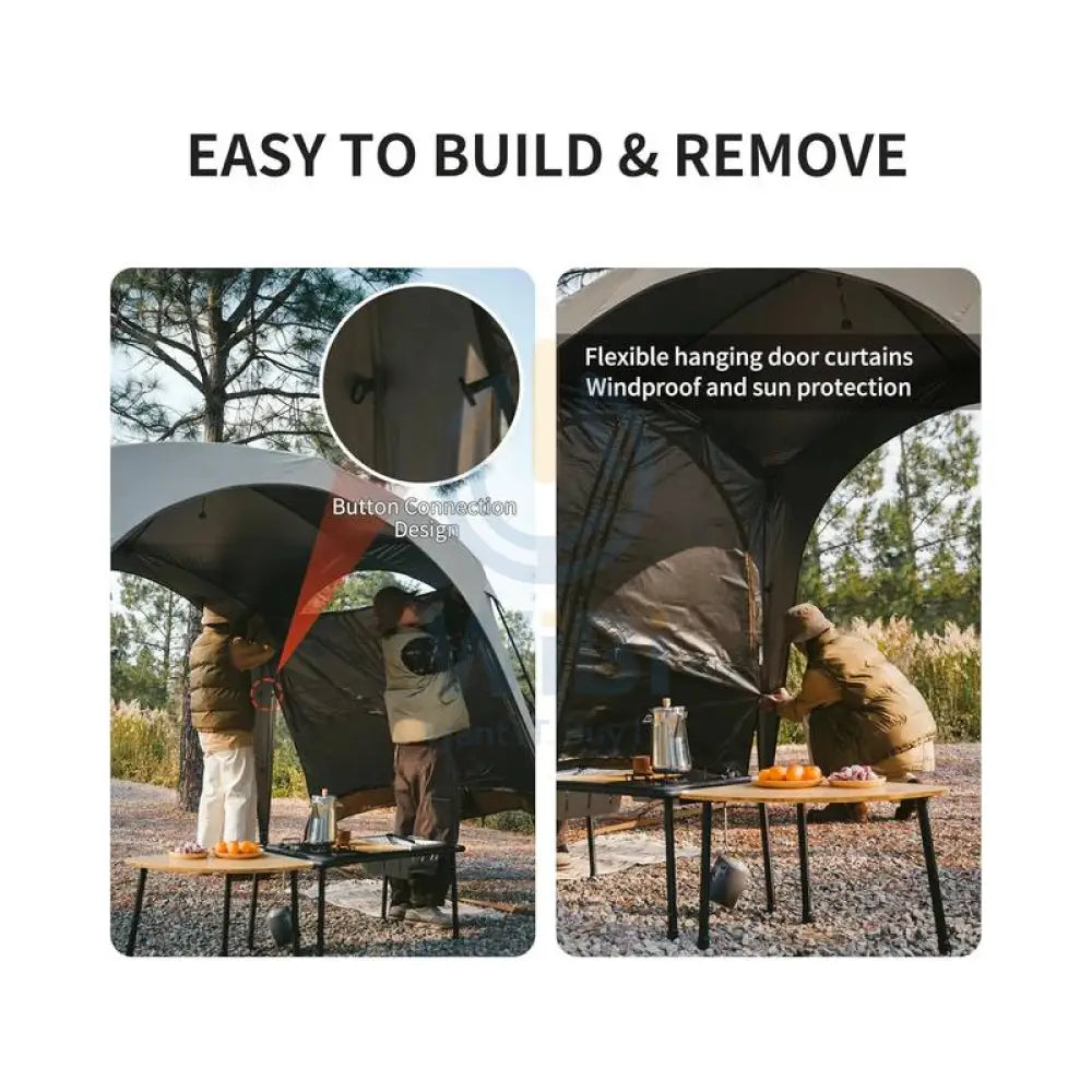 Naturehike Door Curtain For (Cloud Boundar Quick Opening Canopy) - Quicksand Gold Outdoor & Travel > Canopy