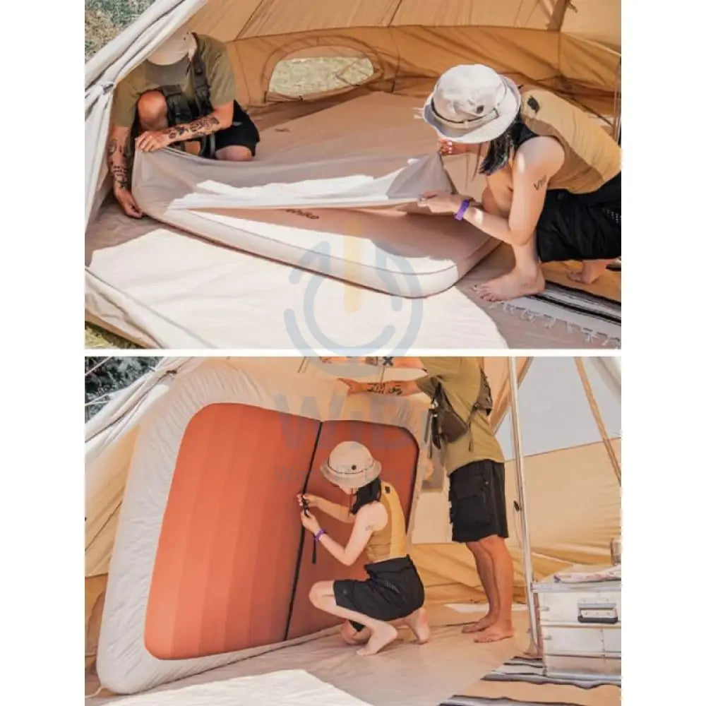 Naturehike Inflatable cushion cotton bed cover single person - Khaki Accessories > Outdoor & Travel