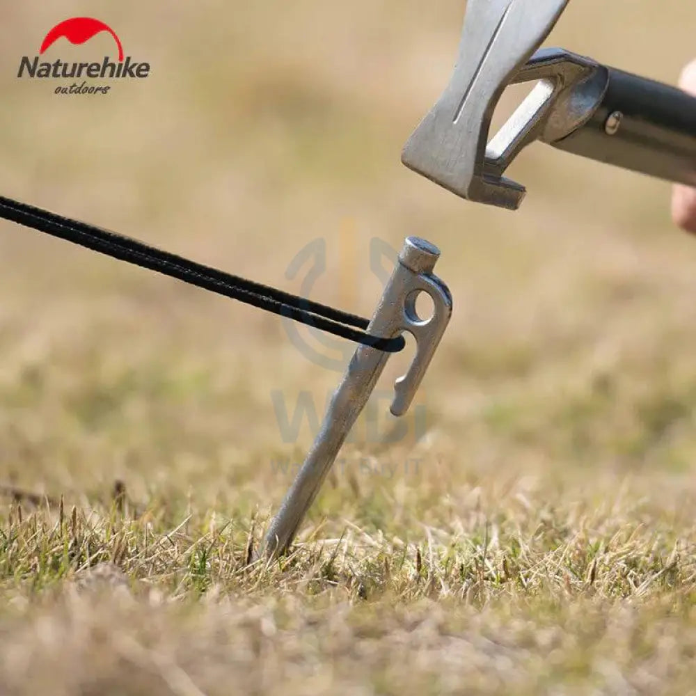 Naturehike Large stainless steel tent peg - 25cm / Silver Outdoor & Travel > Tents