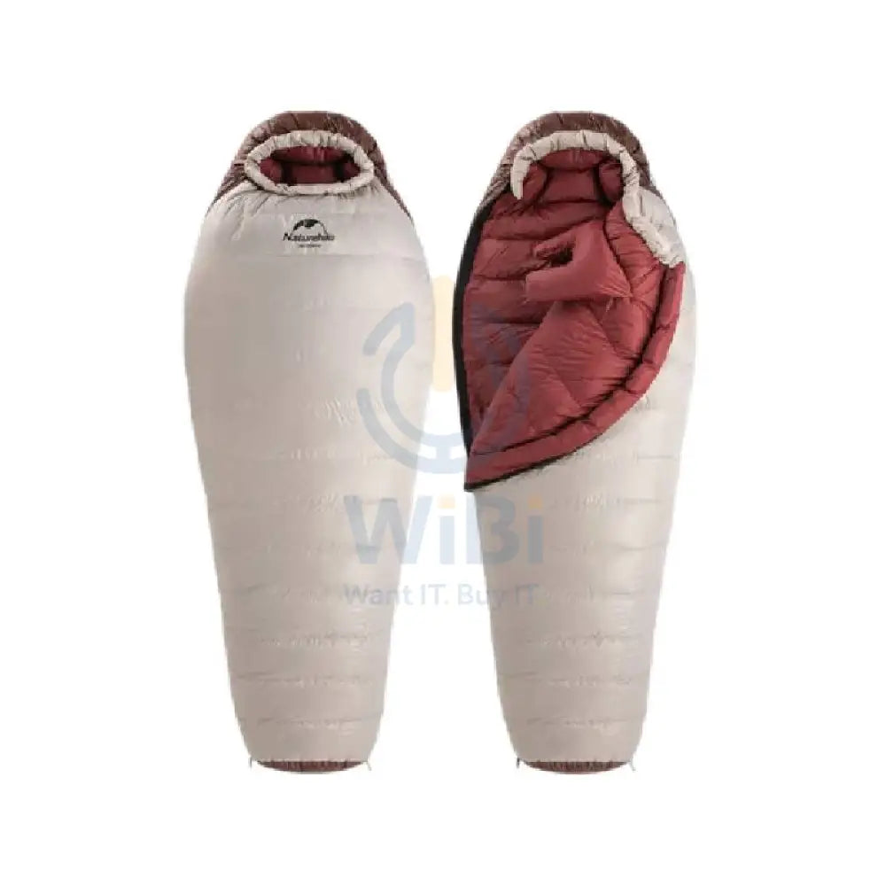 Naturehike (Snowbird) Mummy Duck Down Sleeping Bag - XL / Smoke Brown Outdoor & Travel > Bags