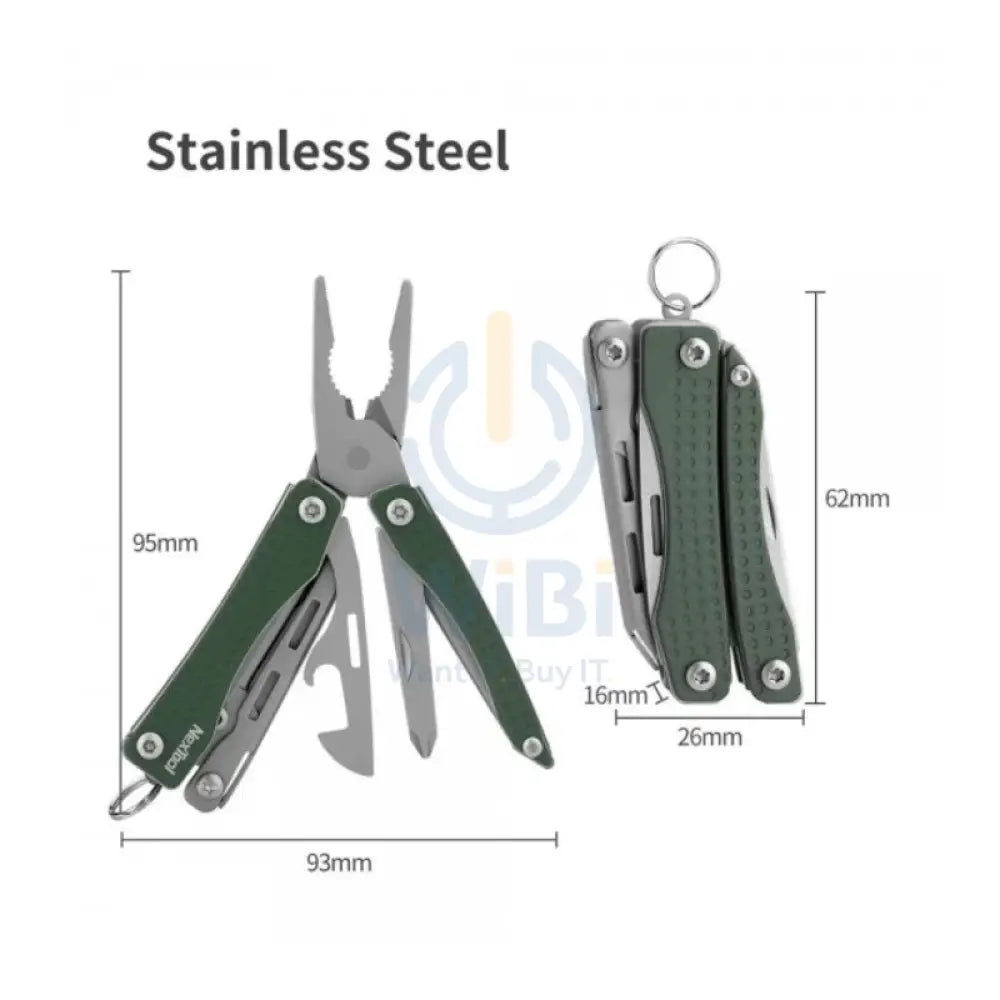 NexTool Mini Flagship Multi-Tool - Green Cool Gadgets