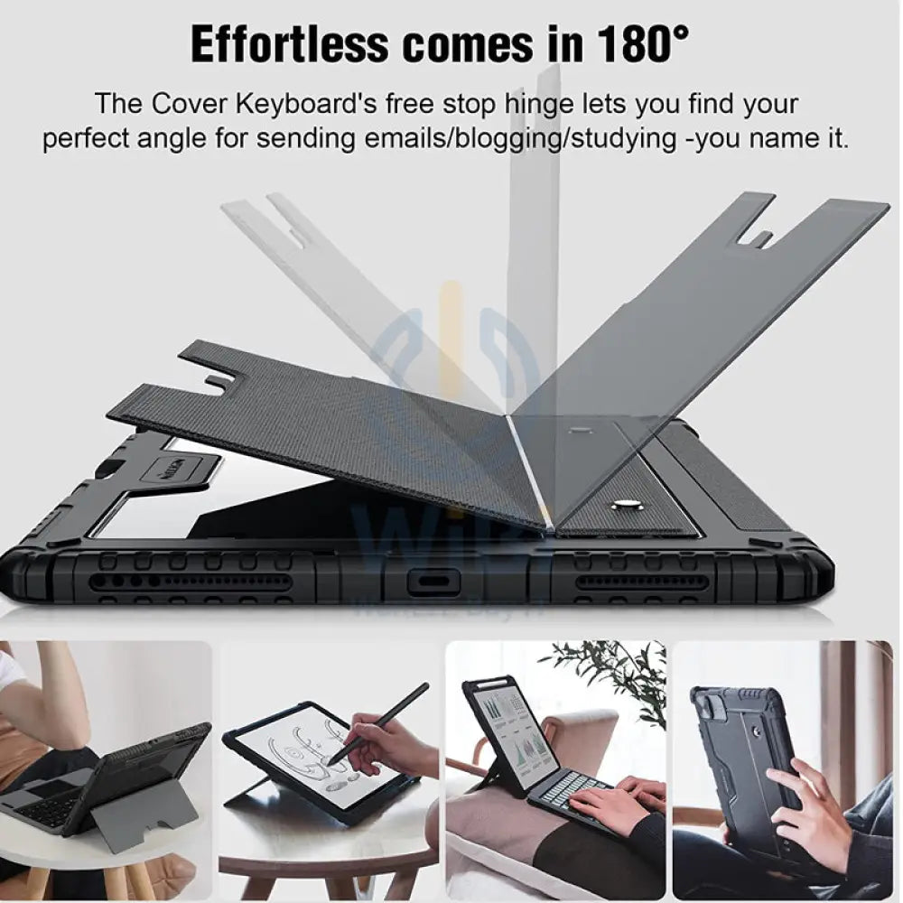 Nillkin Bumper Combo Keyboard Case - Apple iPad Pro / 12.9inch / 2020 / 2021 / 2022 Accessories > Mobiles & Tablets