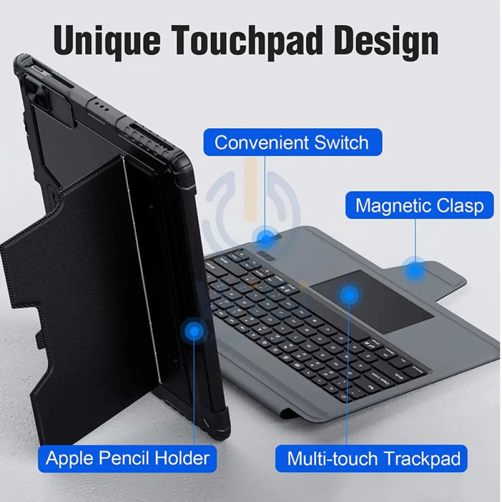 Nillkin Bumper Combo Keyboard Case - Apple iPad Pro / 12.9inch / 2020 / 2021 / 2022 Accessories > Mobiles & Tablets