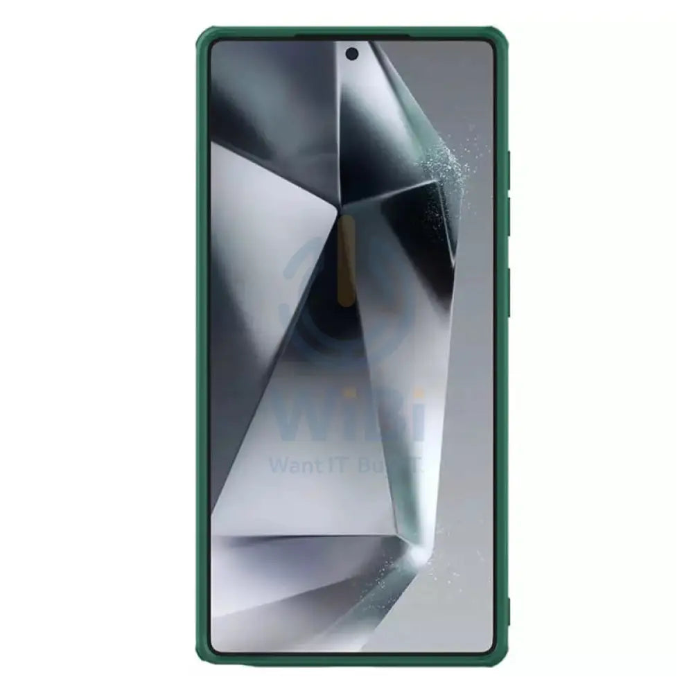 Nillkin Super Frosted Shield Pro Magnetic Matte Case - Samsung Galaxy S25 Ultra / Dark Green Accessories > Mobiles &