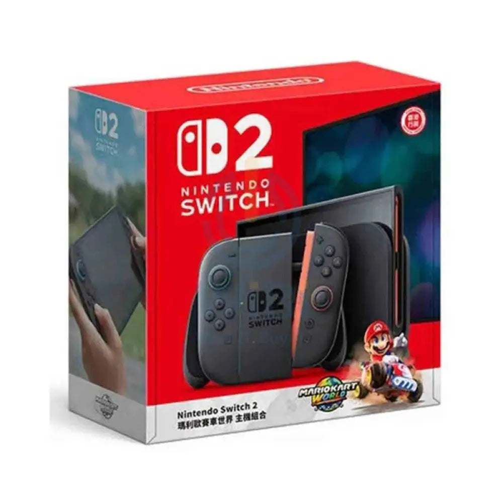 Nintendo Switch 2 Console with Mario Kart World Bundle - Black Gaming Consoles