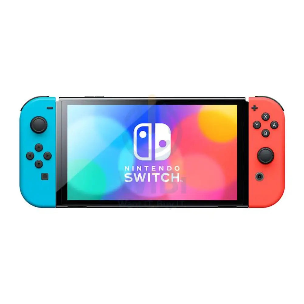 Nintendo Switch Console - OLED Model w/ Neon Red & Neon Blue Joy-Con Gaming Consoles > Gaming Zone