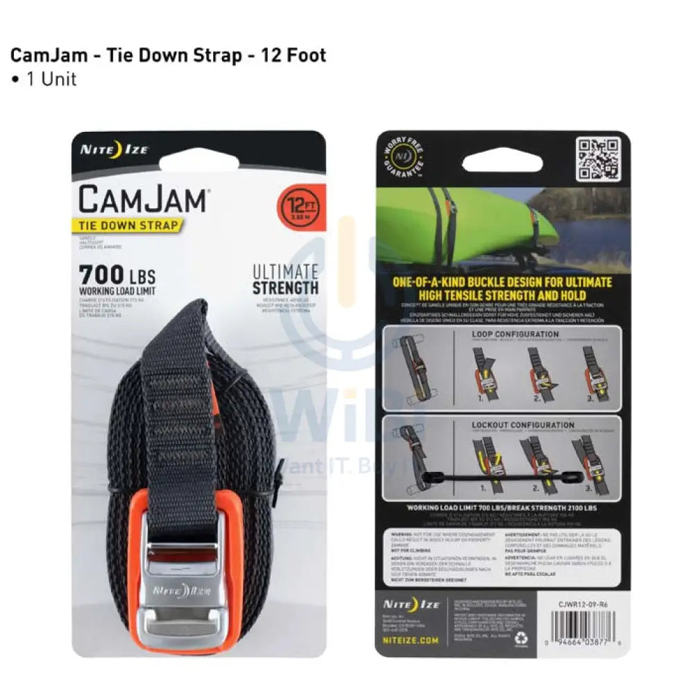 NiteIze CamJam® Tie Down Strap 12 ft. Accessories > Other Accessories