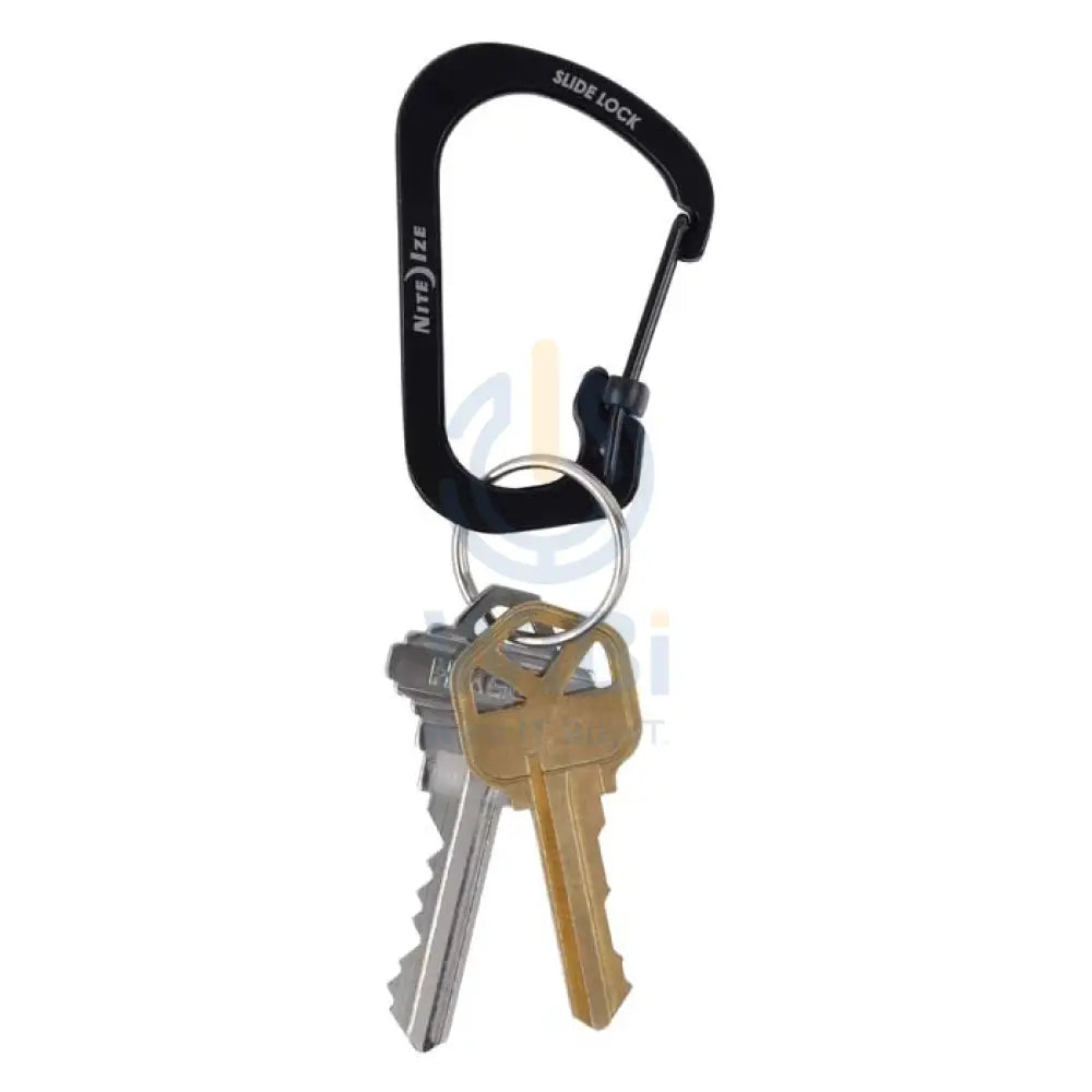 NiteIze Carabiner SlideLock #6 Black - Black Accessories > Other Accessories