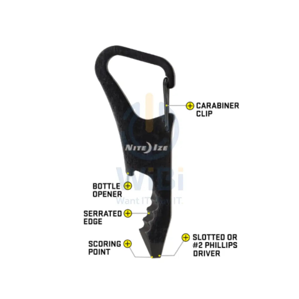 NiteIze DoohicKey ClipKey Key Tool - Black Accessories > Other Accessories