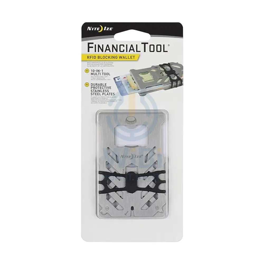 NiteIze Financial Tool® RFID Blocking Wallet - Stainless Accessories > Mobiles & Tablets