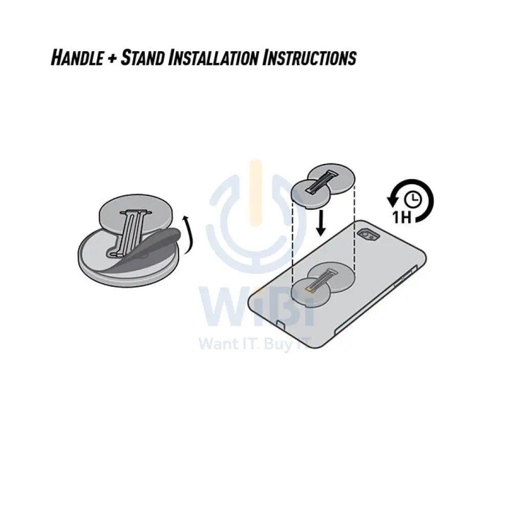 NiteIze FlipOut® Handle + Stand - Stainless Accessories > Mobiles & Tablets > Mobiles > Mobile Holder / Stands