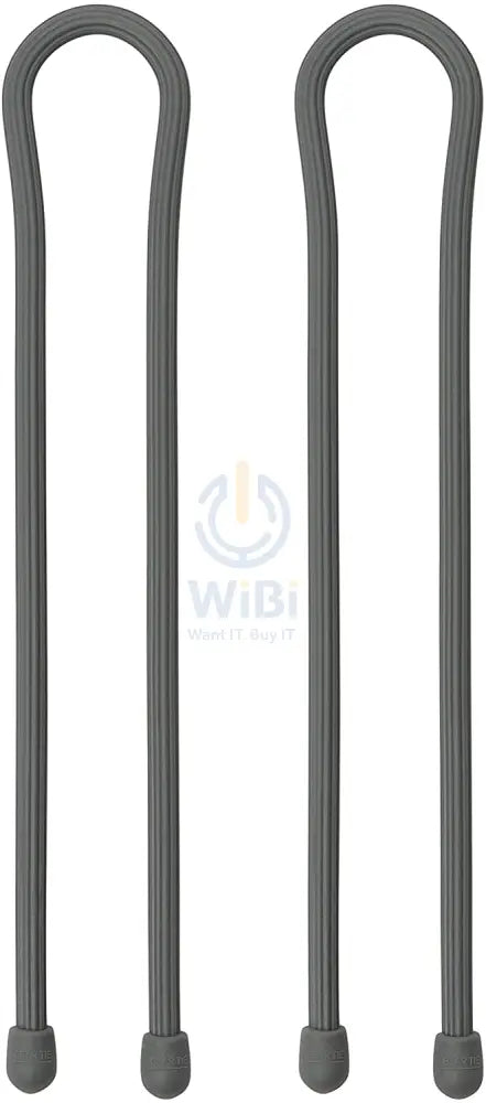 NiteIze Gear Tie® Reusable Rubber Twist Tie™ 18 in. - 2 Pack - Charcoal Accessories > Other Accessories