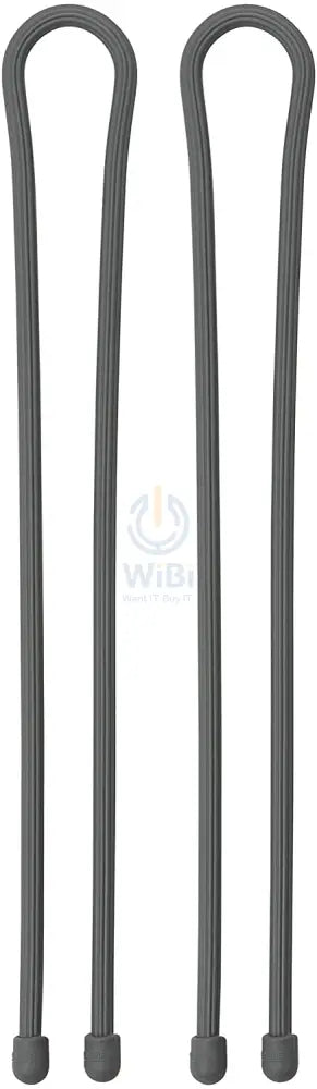 Niteize Gear Tie® Reusable Rubber Twist Tie™ 24 in. - 2 Pack - US - Charcoal Accessories > Other Accessories
