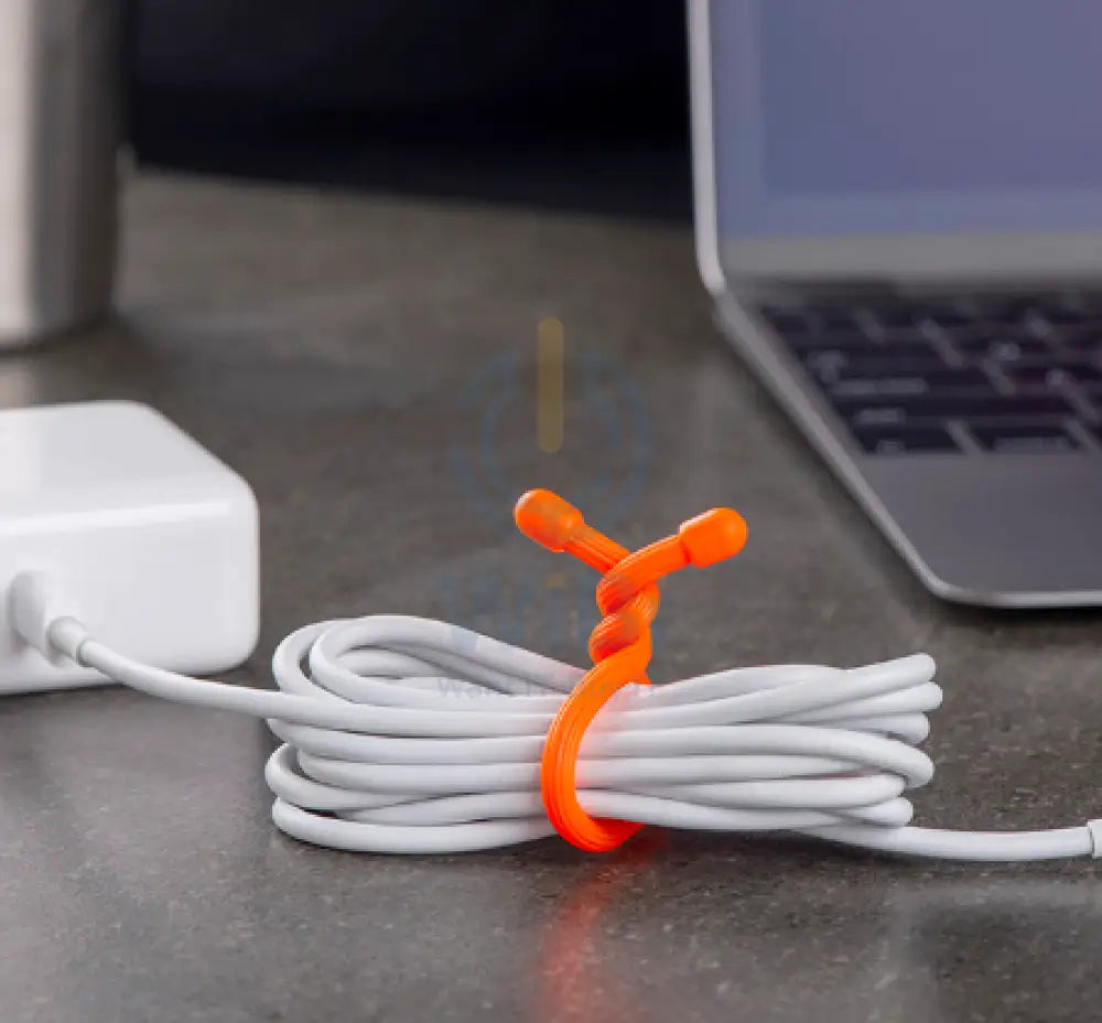 NiteIze Gear Tie® Reusable Rubber Twist Tie 6 in. - 2 Pack - Bright Orange Accessories > Other Accessories
