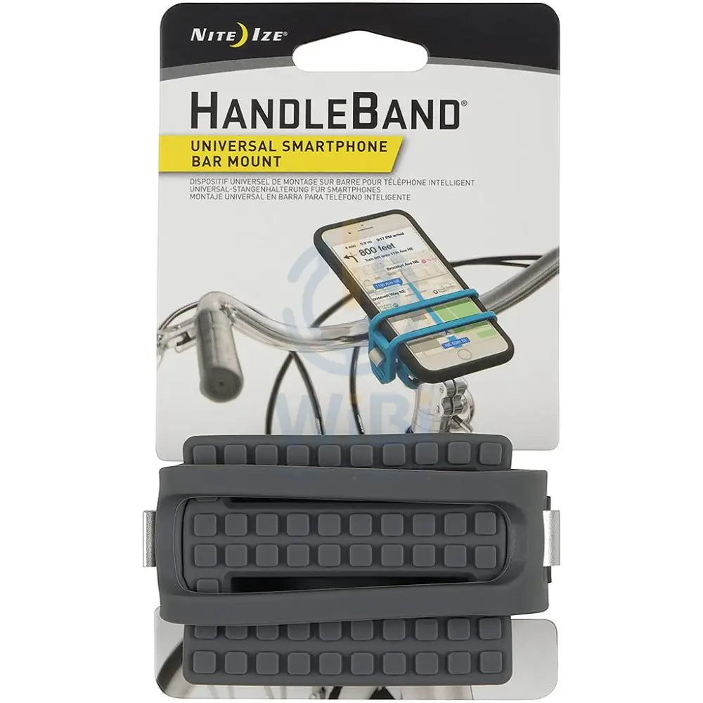 NiteIze HandleBand® Universal Smartphone Bar Bike Mount - Charcoal Accessories > Mobiles & Tablets > Mobiles > Mobile