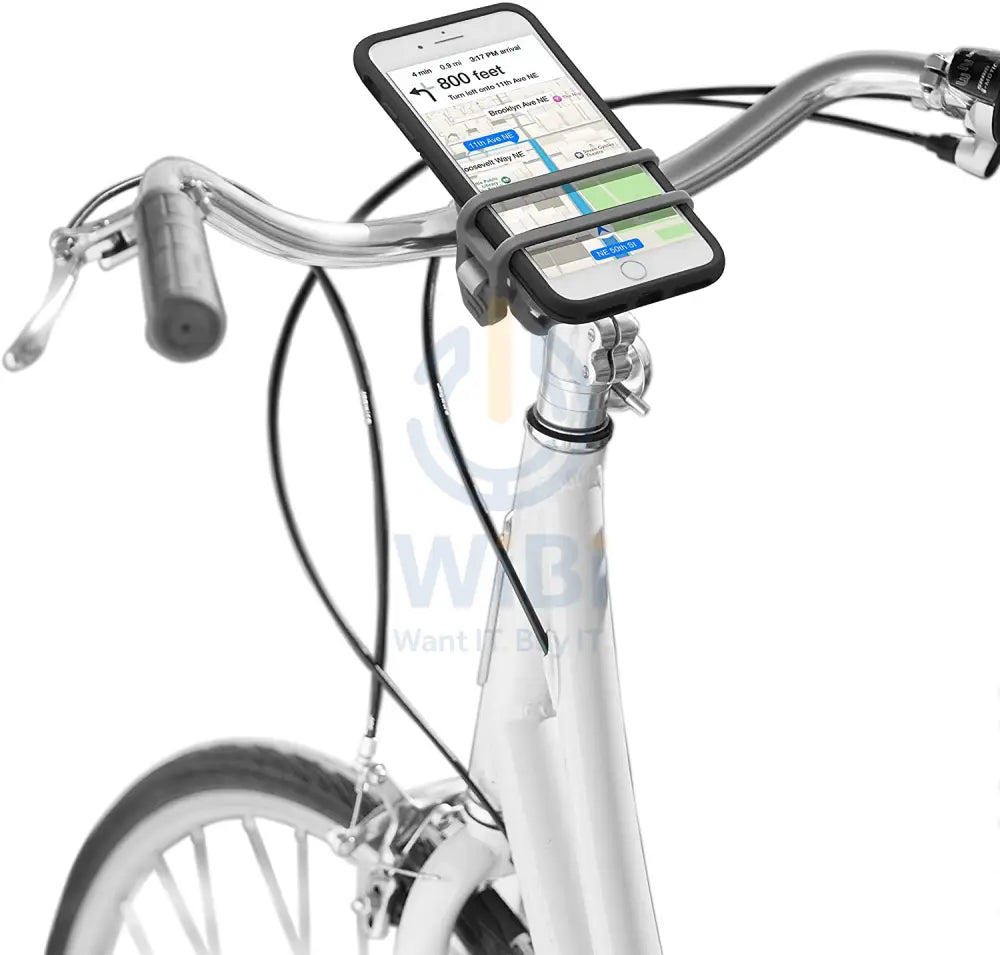 NiteIze HandleBand® Universal Smartphone Bar Bike Mount - Charcoal Accessories > Mobiles & Tablets > Mobiles > Mobile